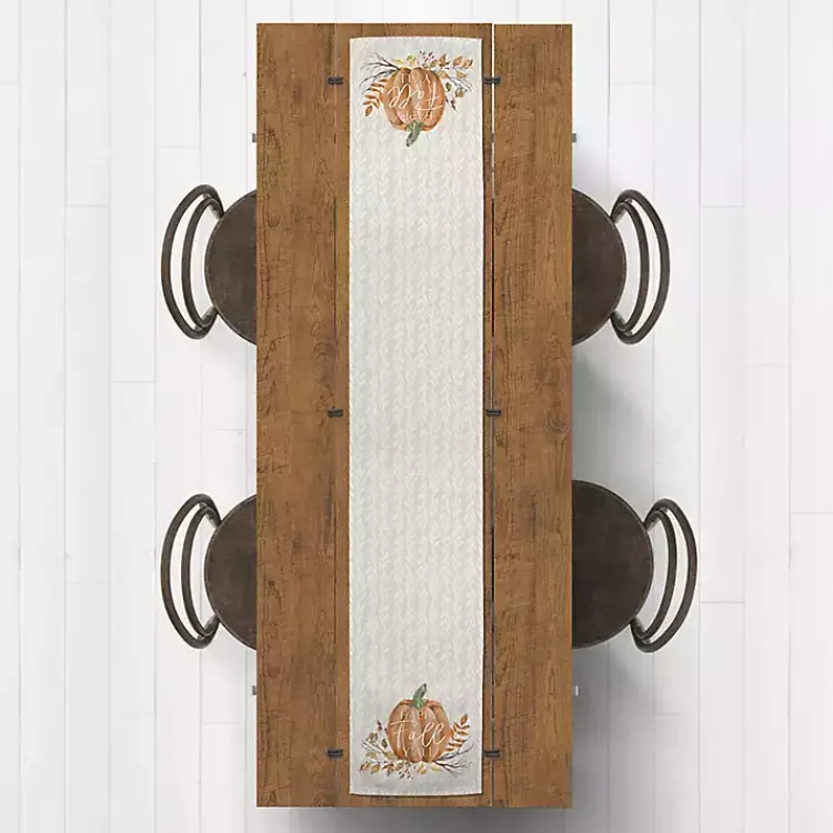 Kirklands Home Pumpkin Fall Ya'll Harvest Table Runner Sale