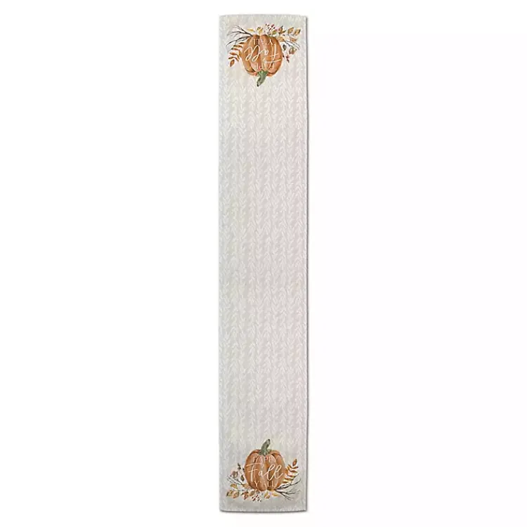 Kirklands Home Pumpkin Fall Ya'll Harvest Table Runner Sale