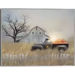 Fall>Kirklands Home Pumpkin Harvest Framed Fall Canvas Art Print