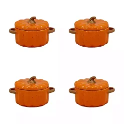 Fall>Kirklands Home Pumpkin Mini Tureens, Set of 4 Orange