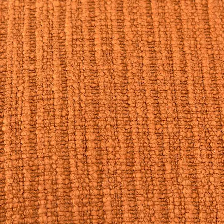 Pillows>Kirklands Home Pumpkin Subtle Striped Oversized Pillow Orange