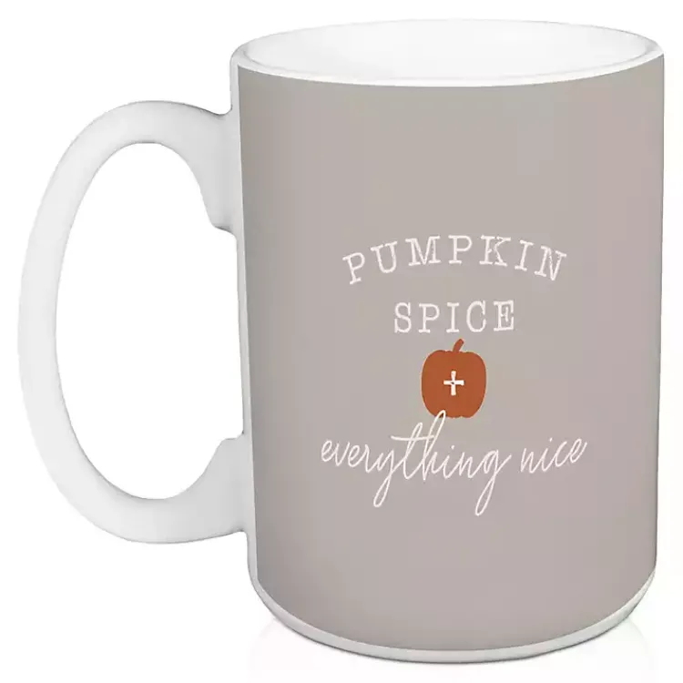 Fall>Kirklands Home Pumpkin Spice Everything Nice Mugs, Set of 2