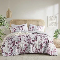 Kirklands Home Purple Botanical 2-pc. Twin/Twin XL Comforter Set Hot