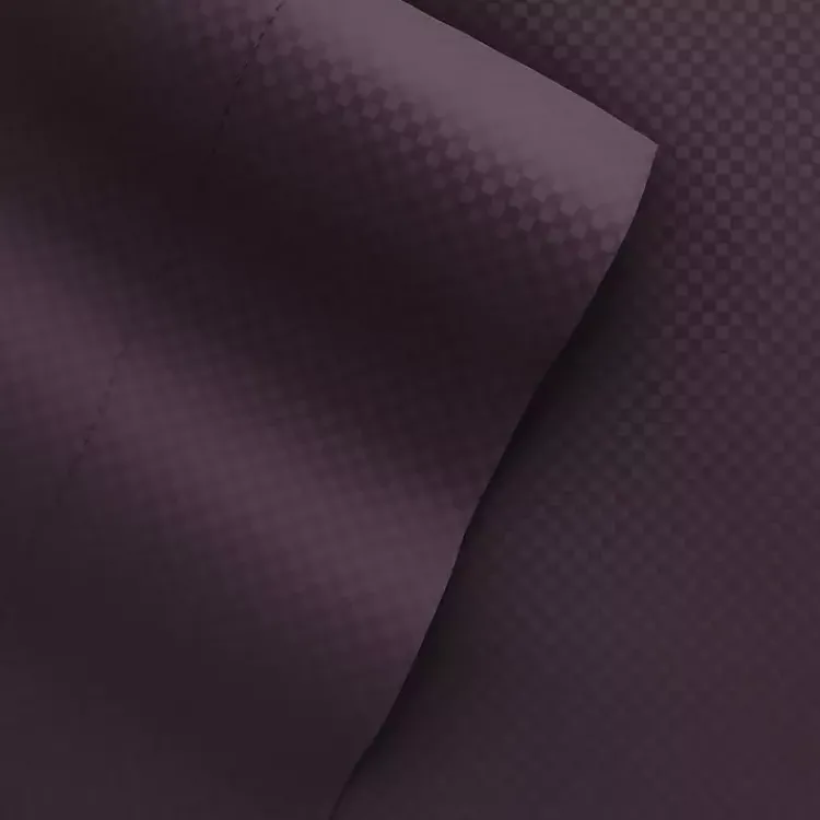Kirklands Home Embossed Checkered 3-pc. Twin Sheet Set Purple Sale