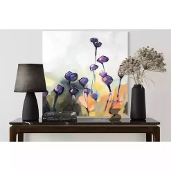 Kirklands Home Purple Poppy Canvas Art Print Outlet