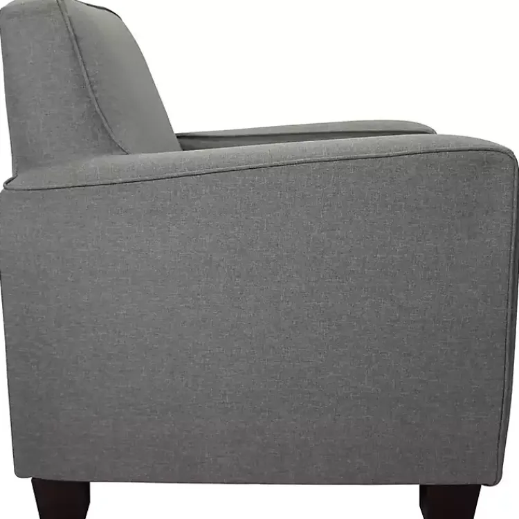 Kirklands Home Quartz Johnston Upholstered Accent Chair Gray Discount