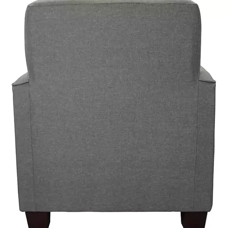 Kirklands Home Quartz Johnston Upholstered Accent Chair Gray Discount