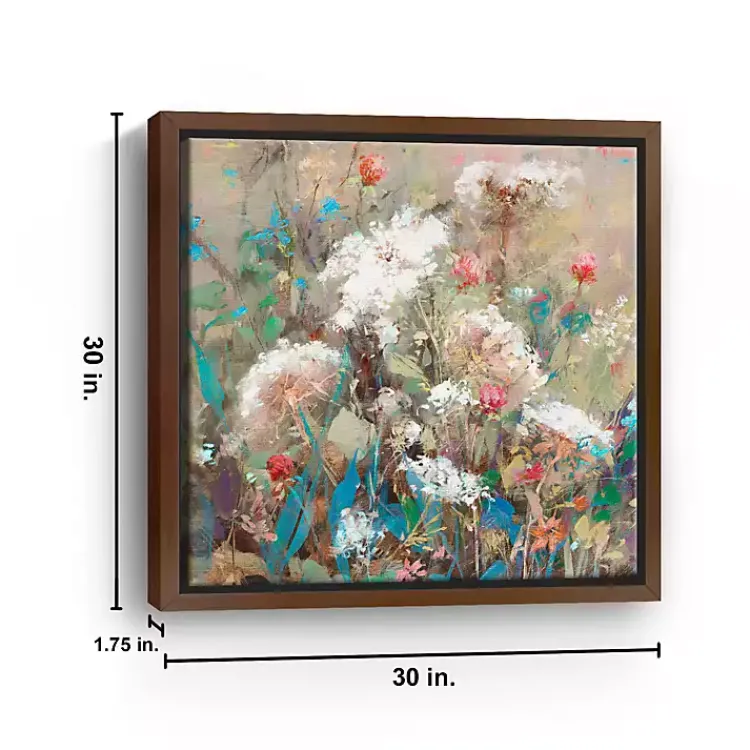 Kirklands Home Queen Ann's Garden Framed Canvas Art Print Sale