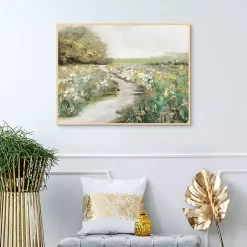 Kirklands Home Quiet Meadow Framed Canvas Art Print Sale