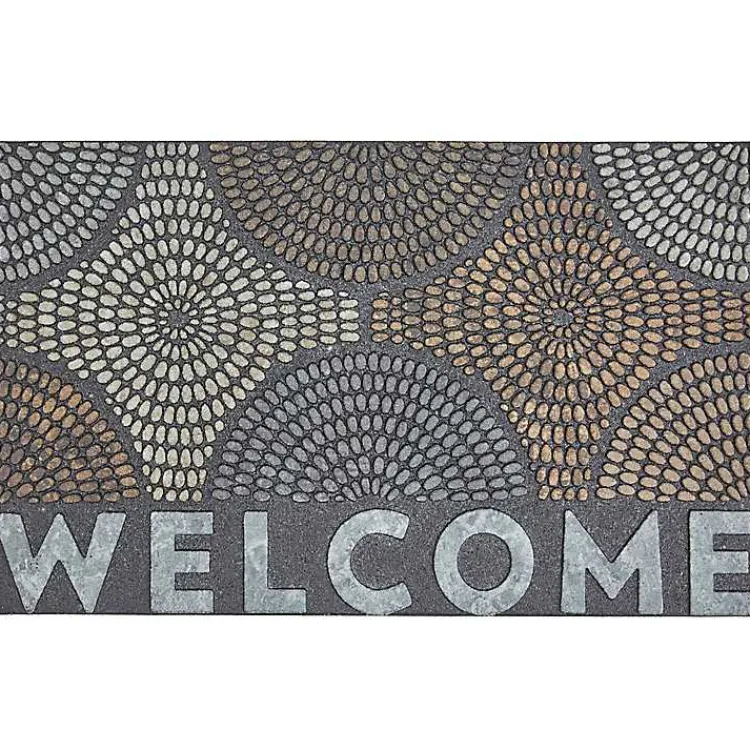 Kirklands Home Radiant Color Burst Welcome Doormat Multi Clearance