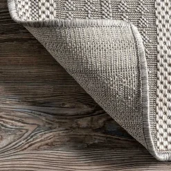 Kirklands Home Raina Tribal Zig Zag Outdoor Rug, 5x8 Gray Best
