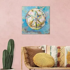 Kirklands Home Rainbow Sand Dollar Canvas Art Print Discount