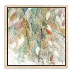 Kirklands Home Rainy Cascade I Framed Canvas Art Print, 40x40 Multi Sale