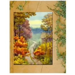 Kirklands Home Rambling Road Outdoor Canvas Art Print Best