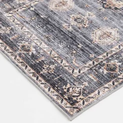 Kirklands Home Raquel Washable Area Rug, 7x9 Gray Sale