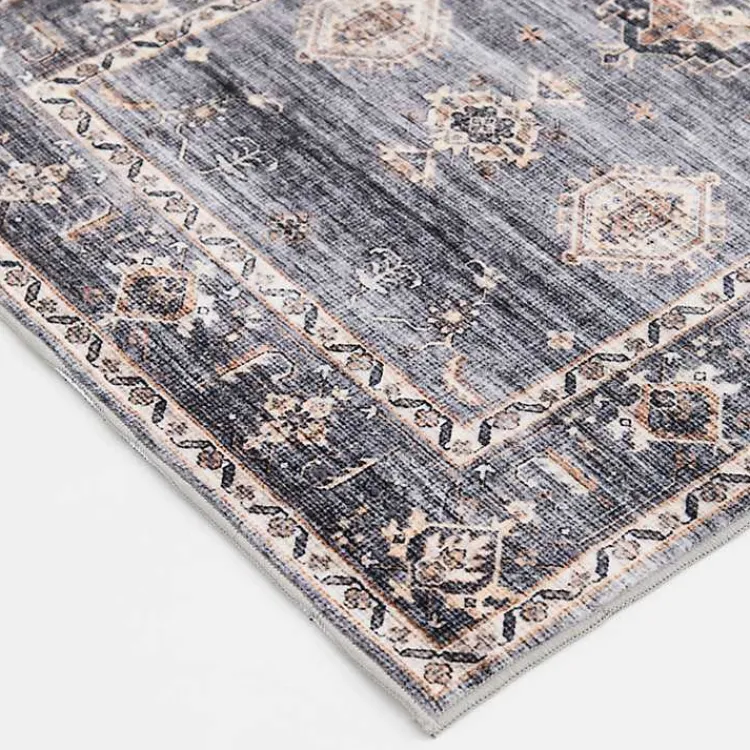 Kirklands Home Raquel Washable Area Rug, 7x9 Gray Sale