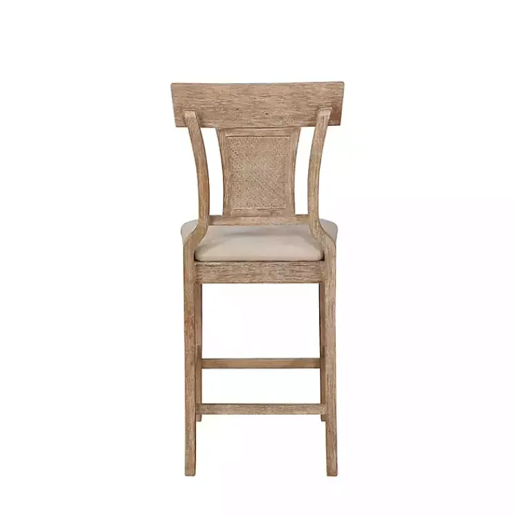 Kirklands Home Ray with Gray Wash Finish Counter Stool Brown Best