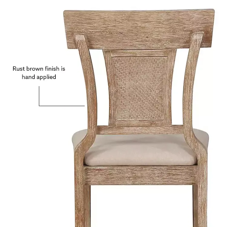 Kirklands Home Ray with Gray Wash Finish Counter Stool Brown Best