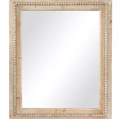 Kirklands Home Rectangle Distressed Beaded Wall Mirror Outlet