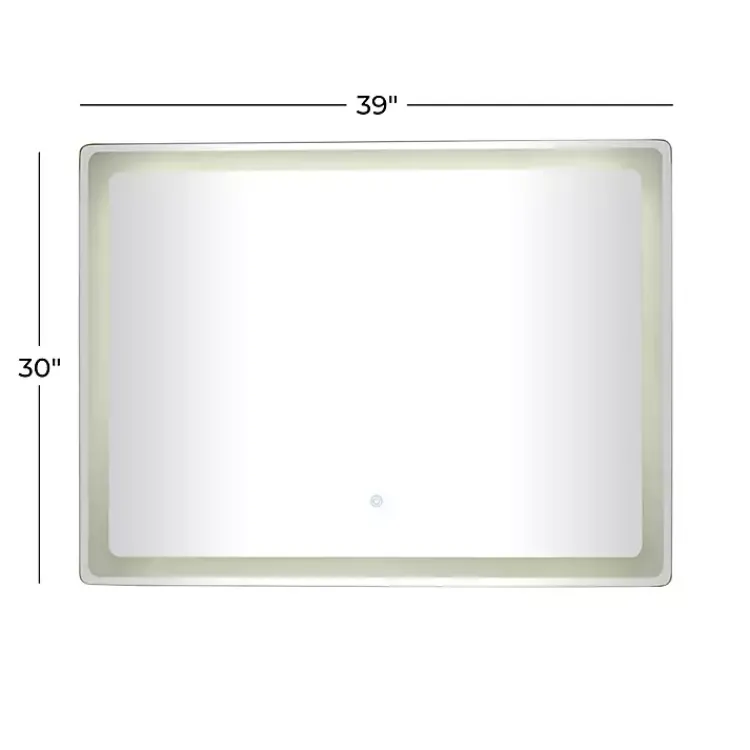 Kirklands Home Rectangular LED Wall Mirror Best