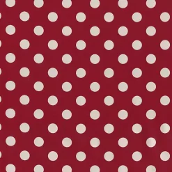 Kirklands Home Red & White Polka Dot Outdoor Chaise Cushion Sale