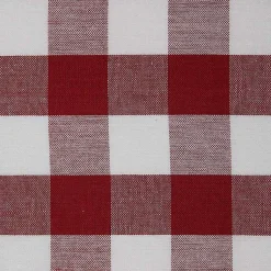 Kirklands Home Red & White Woven Patterns 5-pc. Dish Towel Set New