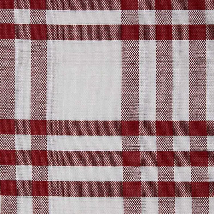 Kirklands Home Red & White Woven Patterns 5-pc. Dish Towel Set New