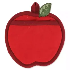 Kirklands Home Red Apples 4-pc. Kitchen Towel and Pot Holder Set New