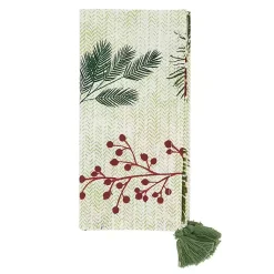 Christmas Dining & Entertaining>Kirklands Home Red Berry and Pine Christmas Napkins, Set of 4