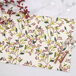 Kirklands Home Red Berry Delight Cotton Placemats, Set of 4 Outlet