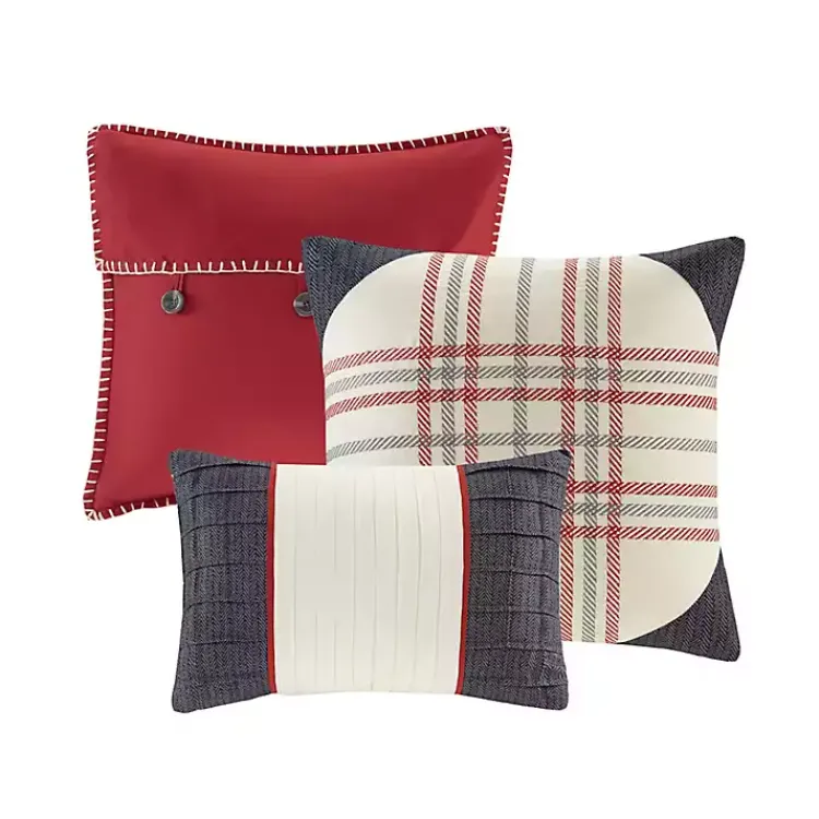 Kirklands Home Red Buffalo Check King 7-pc. Comforter Set Hot