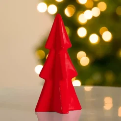 Christmas Decorations>Kirklands Home Ceramic Christmas Tree, 15 in. Red