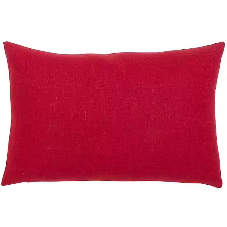 Pillows>Kirklands Home Red Christmas Tree LED Accent Pillow