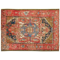 Kirklands Home Diamond Medallion Indoor/Outdoor Rug, 3x4 Red Sale