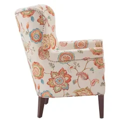 Kirklands Home Red Floral Colette Accent Chair Hot