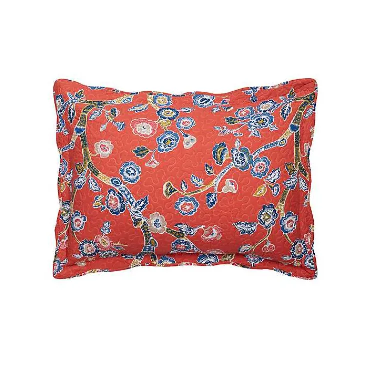 Kirklands Home Floral Dreams 3-pc. King Quilt Set Red Discount