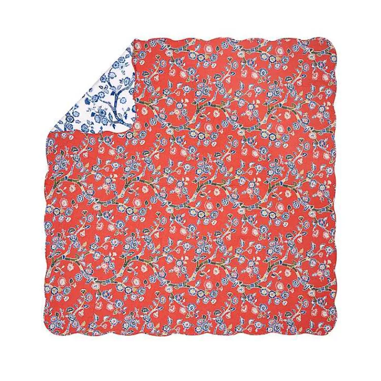 Kirklands Home Floral Dreams 3-pc. King Quilt Set Red Discount