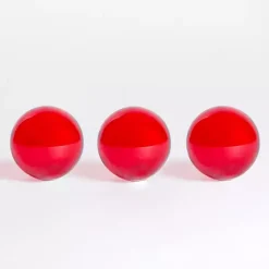 Bowl Filler>Kirklands Home Red Glass Orbs, Set of 3