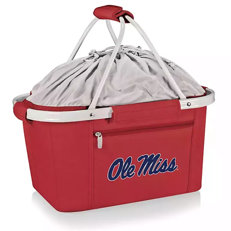 Kirklands Home Ole Miss Rebels Cooler Basket Red Clearance