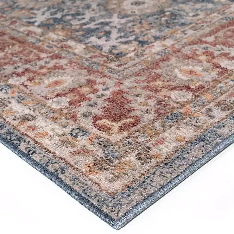 Kirklands Home Red Persian Bordered Traditional Area Rug, 8x10 New
