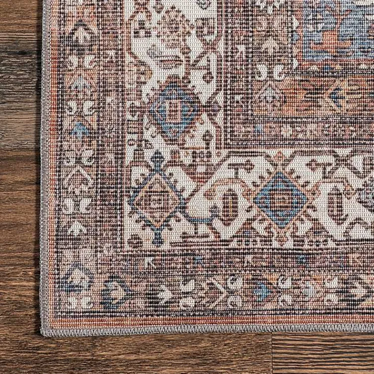 Kirklands Home Persian Medallion Washable Area Rug, 3x5 Red Sale