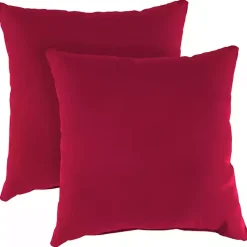 Kirklands Home Pompei Outdoor Pillows, Set of 2 Red Online