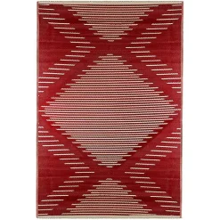 Kirklands Home Red Primitive Arrow Outdoor Area Rug, 4x6 Online