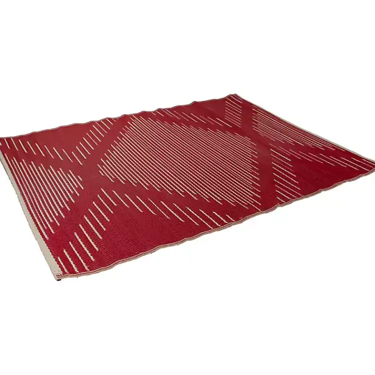 Kirklands Home Red Primitive Arrow Outdoor Area Rug, 4x6 Online