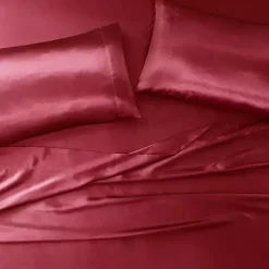 Kirklands Home Satin King 2-pc. Pillow Case Set Red Discount