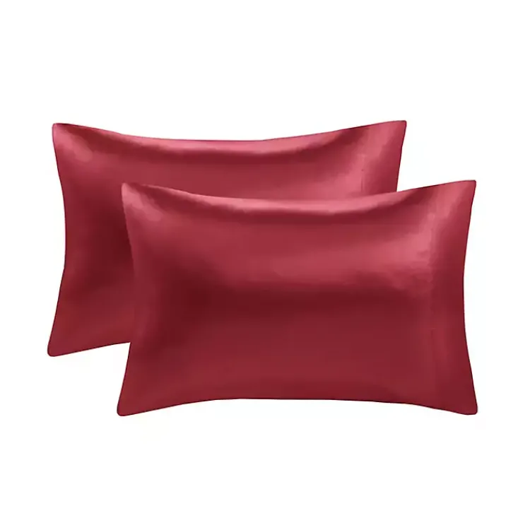 Kirklands Home Satin Standard 2-pc. Pillow Case Set Red Clearance