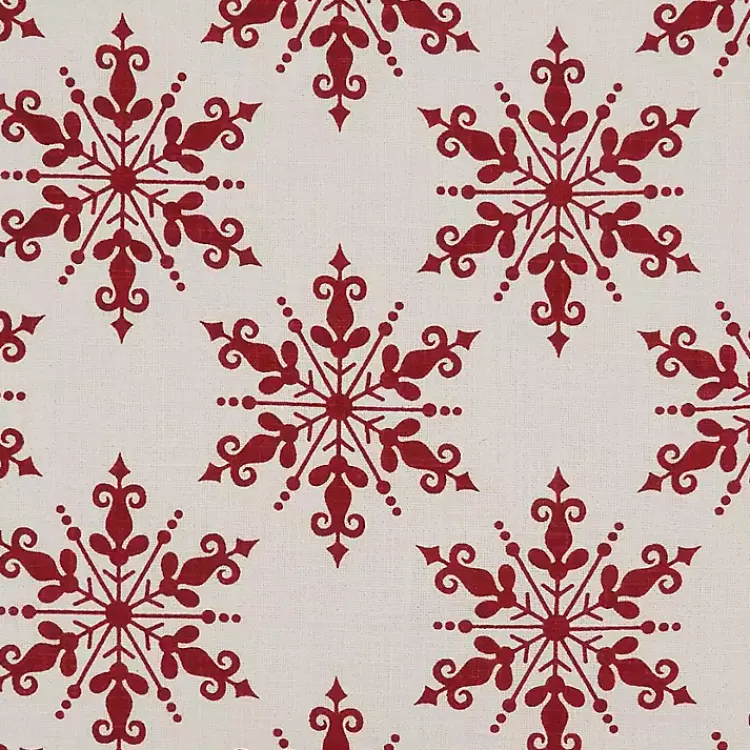 Christmas Dining & Entertaining>Kirklands Home Red Snowflake Christmas Placemats, Set of 4