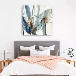 Kirklands Home Refined Blue Canvas Art Print Sale