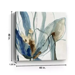 Kirklands Home Refined Blue Canvas Art Print Sale
