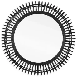 Kirklands Home Reina Black Bamboo Wall Mirror Online